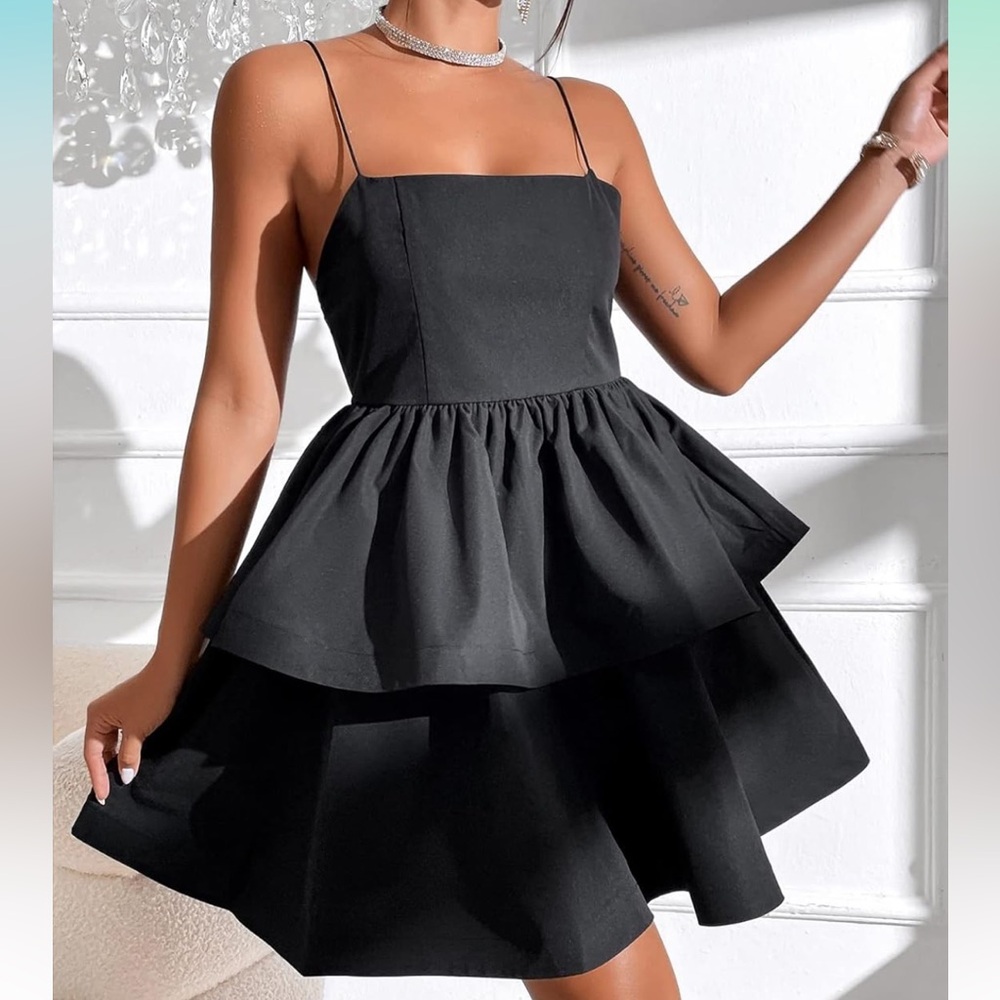 Women Ruffle Dress - Picture 3 of 3